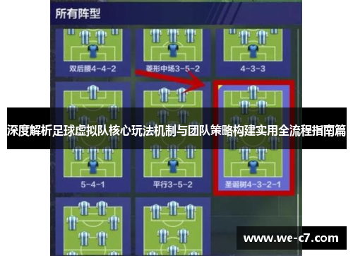 深度解析足球虚拟队核心玩法机制与团队策略构建实用全流程指南篇