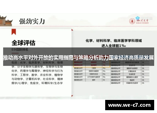 推动高水平对外开放的实用指南与策略分析助力国家经济高质量发展